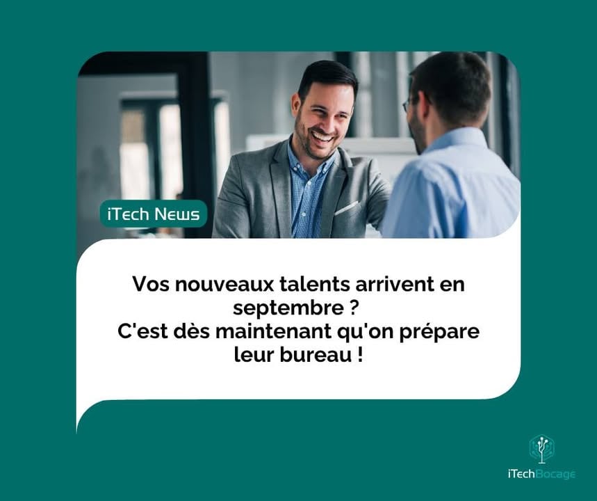 Vos nouveaux talents arrivent en septembre ?