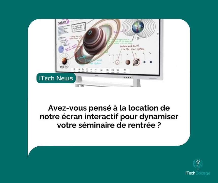 Votre séminaire de rentrée mérite mieux qu'un vidéoprojecteur qui rame !